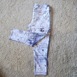 Vera Wang Md Printed Capri Leggings